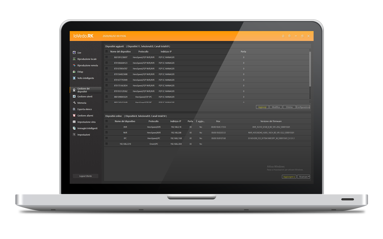 Controllo telecamere IP da software gratuito